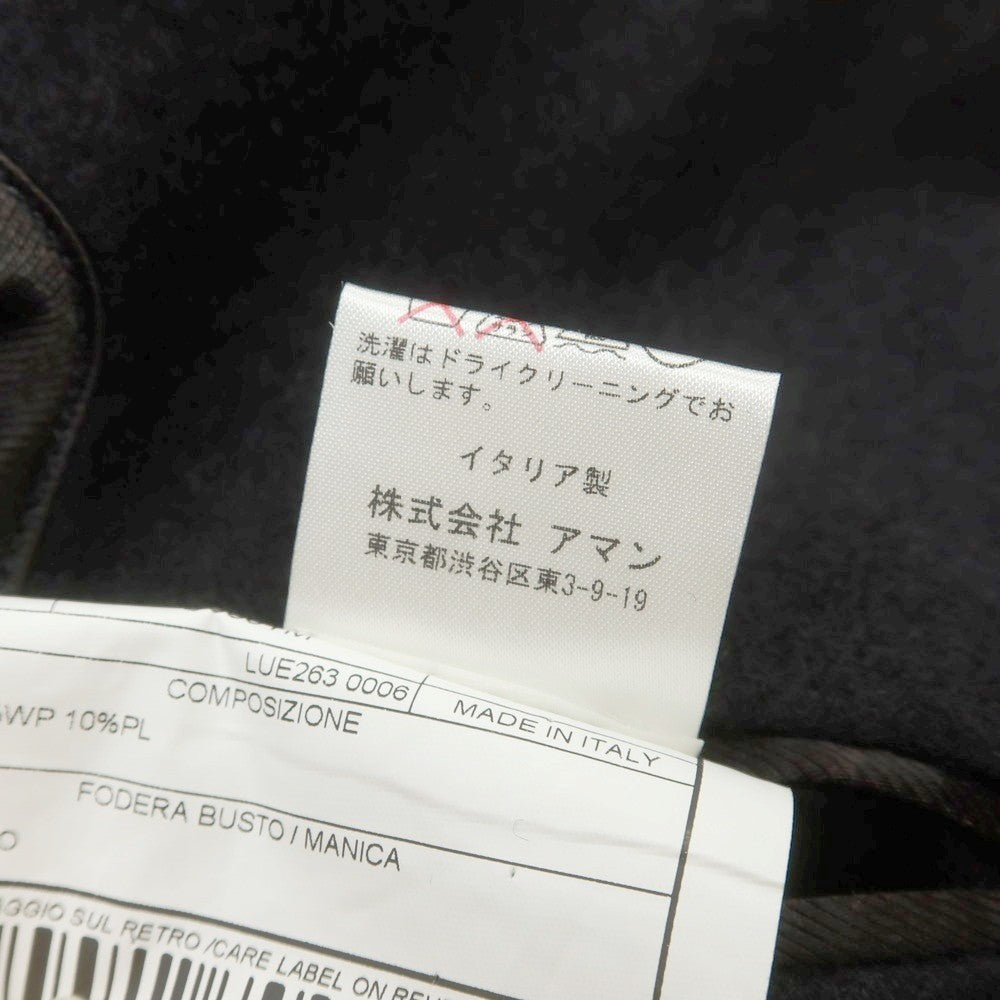 【中古】ボリオリ BOGLIOLI ウールアルパカポリエステル チェスターフィールドコート ブラック【 44 】【 状態ランクB 】【 メンズ 】