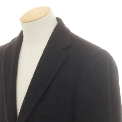 【中古】ボリオリ BOGLIOLI ウールアルパカポリエステル チェスターフィールドコート ブラック【 44 】【 状態ランクB 】【 メンズ 】