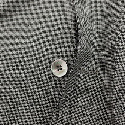 【中古】ボリオリ BOGLIOLI DOVER ハウンドトゥース柄 ウール 3つボタンスーツ グレー【サイズ44】【 状態ランクB 】【 メンズ 】