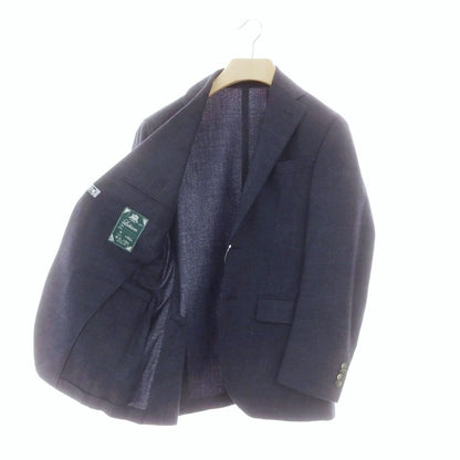 【中古】ルビアム LUBIAM ウールポリウレタン 2つボタンスーツ ネイビー【 44 】【 状態ランクC 】【 メンズ 】