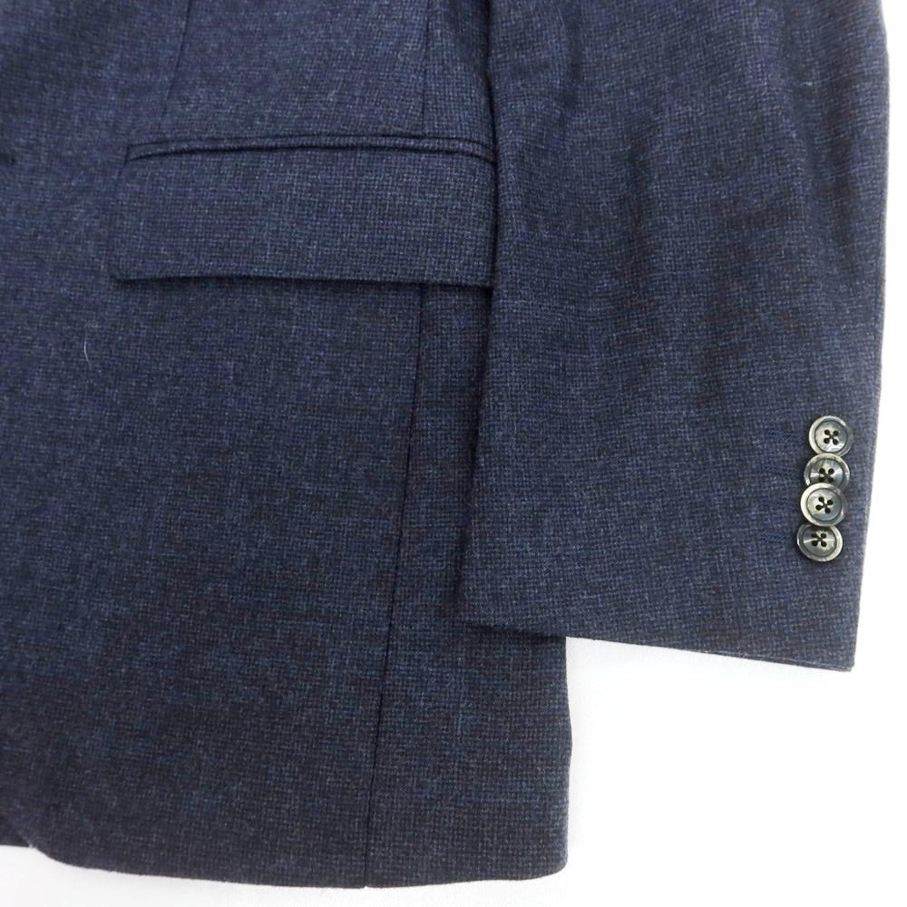 【中古】ルビアム LUBIAM ウールポリウレタン 2つボタンスーツ ネイビー【 44 】【 状態ランクC 】【 メンズ 】 [BPD]