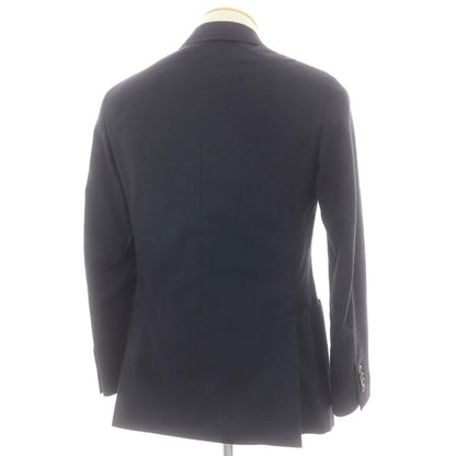 【中古】ラルディーニ LARDINI ウール ダブル テーラードジャケット ネイビー【 42 】【 状態ランクB 】【 メンズ 】