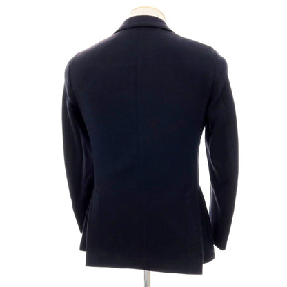 【中古】ラルディーニ LARDINI コットン テーラードジャケット ダークネイビー【 42 】【 状態ランクD 】【 メンズ 】