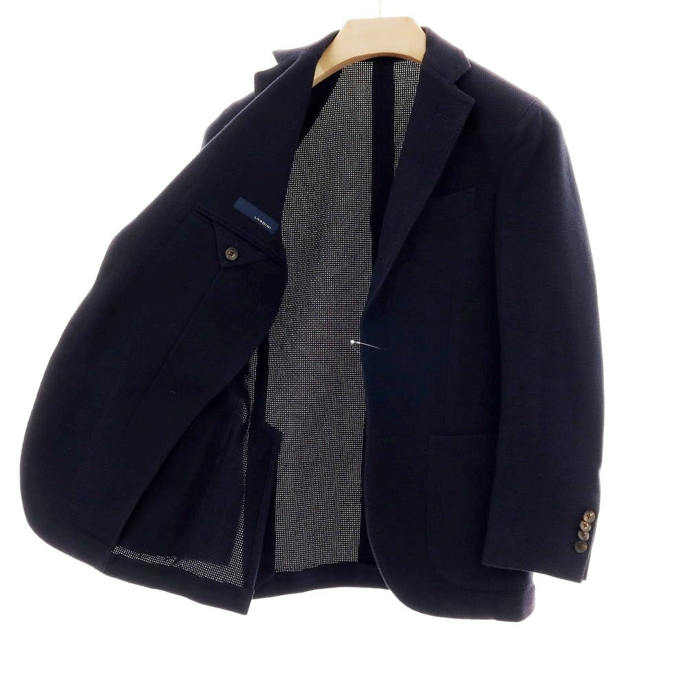 【中古】ラルディーニ LARDINI コットン テーラードジャケット ダークネイビー【 42 】【 状態ランクD 】【 メンズ 】