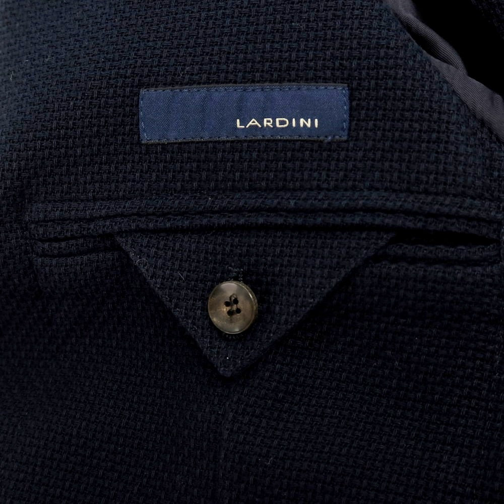 【中古】ラルディーニ LARDINI コットン テーラードジャケット ダークネイビー【 42 】【 状態ランクD 】【 メンズ 】