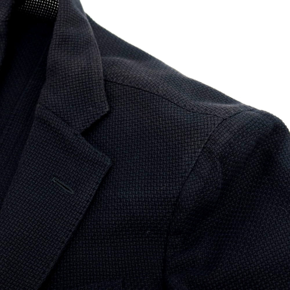 【中古】ラルディーニ LARDINI コットン テーラードジャケット ダークネイビー【 42 】【 状態ランクD 】【 メンズ 】