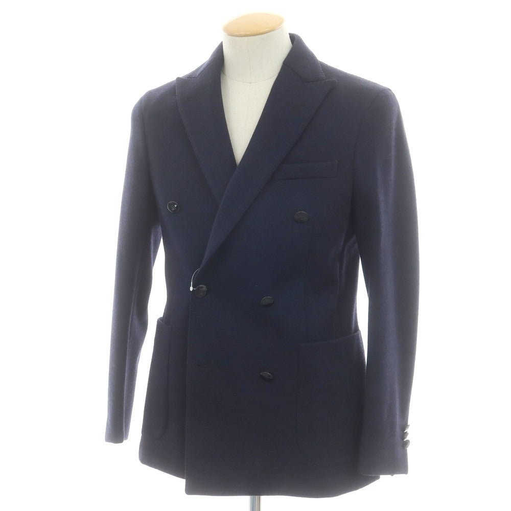 【中古】ボリオリ BOGLIOLI WIGHT ウール ダブルジャケット ネイビー【 44 】【 状態ランクB 】【 メンズ 】