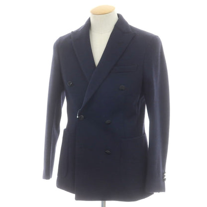 【中古】ボリオリ BOGLIOLI WIGHT ウール ダブルジャケット ネイビー【 44 】【 状態ランクB 】【 メンズ 】