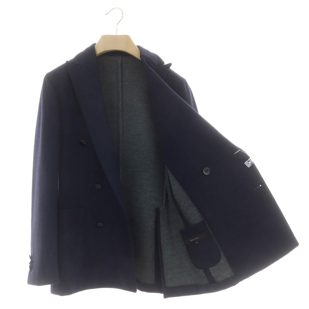 【中古】ボリオリ BOGLIOLI WIGHT ウール ダブルジャケット ネイビー【 44 】【 状態ランクB 】【 メンズ 】