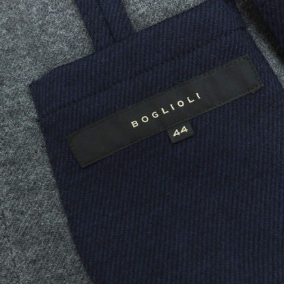 【中古】ボリオリ BOGLIOLI WIGHT ウール ダブルジャケット ネイビー【 44 】【 状態ランクB 】【 メンズ 】