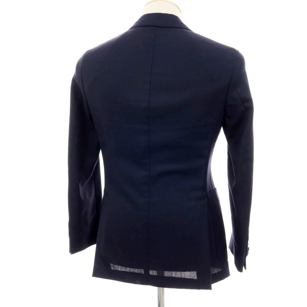 【中古】ボリオリ BOGLIOLI SOHO ウール ダブル テーラードジャケット ネイビー【 42 】【 状態ランクB 】【 メンズ 】