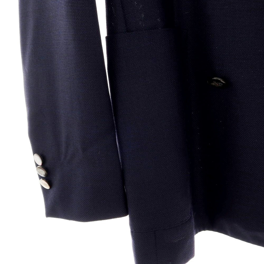 【中古】ボリオリ BOGLIOLI SOHO ウール ダブル テーラードジャケット ネイビー【 42 】【 状態ランクB 】【 メンズ 】