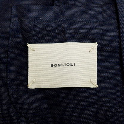 【中古】ボリオリ BOGLIOLI SOHO ウール ダブル テーラードジャケット ネイビー【 42 】【 状態ランクB 】【 メンズ 】