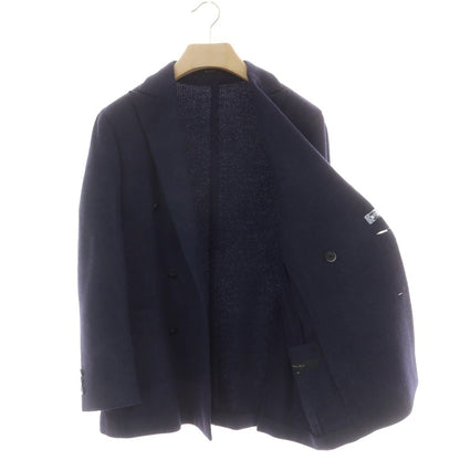【中古】ボリオリ BOGLIOLI WIGHT ストレッチウール ダブル カジュアルジャケット ネイビー【 44 】【 状態ランクB 】【 メンズ 】