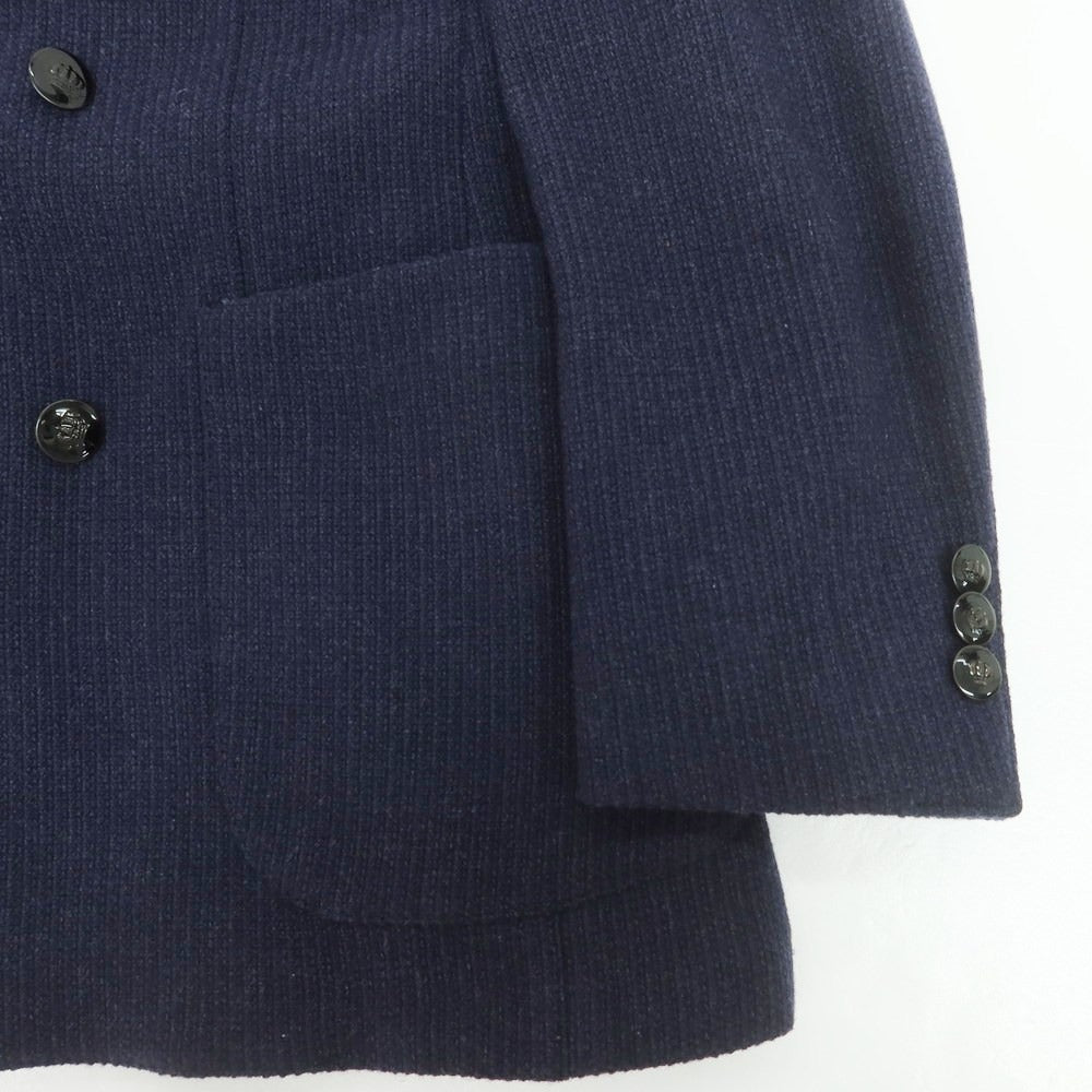 【中古】ボリオリ BOGLIOLI WIGHT ストレッチウール ダブル カジュアルジャケット ネイビー【 44 】【 状態ランクB 】【 メンズ 】