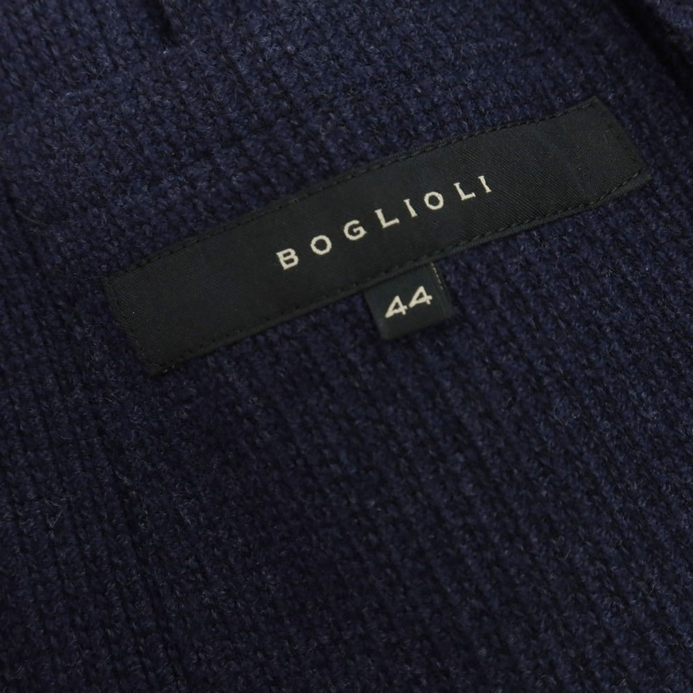 【中古】ボリオリ BOGLIOLI WIGHT ストレッチウール ダブル カジュアルジャケット ネイビー【 44 】【 状態ランクB 】【 メンズ 】