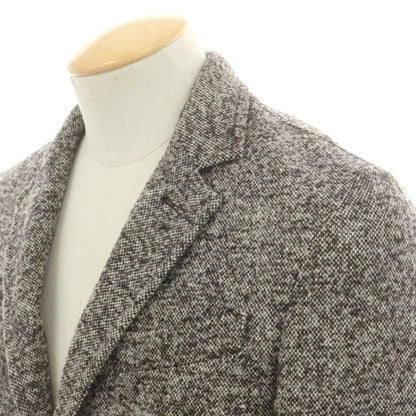 【中古】イレブンティ eleventy ウールナイロン 中綿 カジュアルジャケット ブラウンxホワイト【 44 】【 状態ランクB 】【 メンズ 】