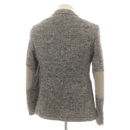 【中古】イレブンティ eleventy ウールナイロン 中綿 カジュアルジャケット ブラウンxホワイト【 44 】【 状態ランクB 】【 メンズ 】