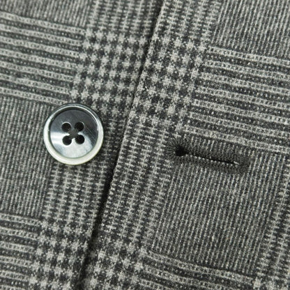 【中古】エルビーエム1911 L.B.M.1911 ウールポリエステル チェック テーラードジャケット グレーxブラック【 44 】【 状態ランクB 】【 メンズ 】