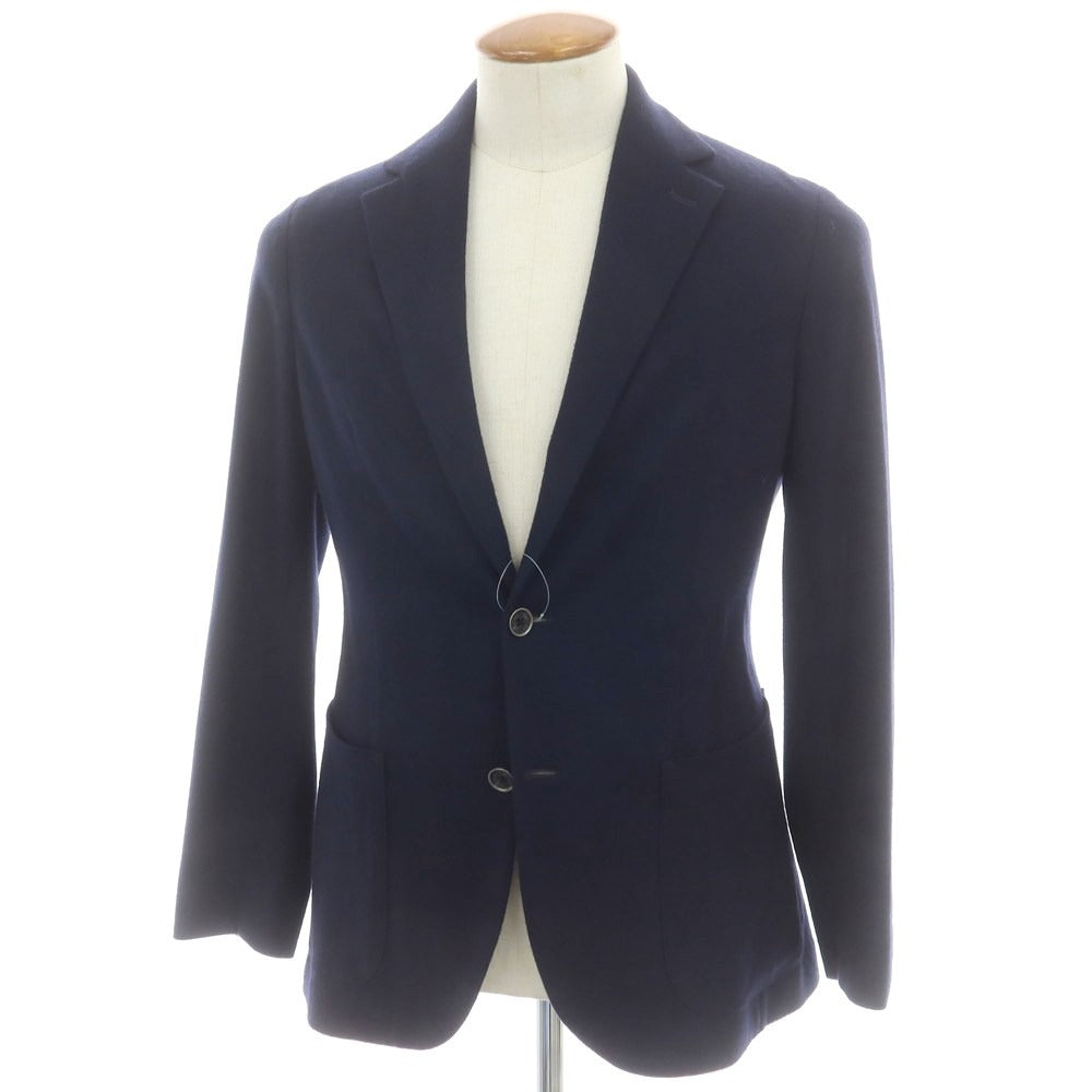 【中古】アングレー ANGLAIS カシミヤ ニットジャケット ネイビー【 46 】【 状態ランクB 】【 メンズ 】