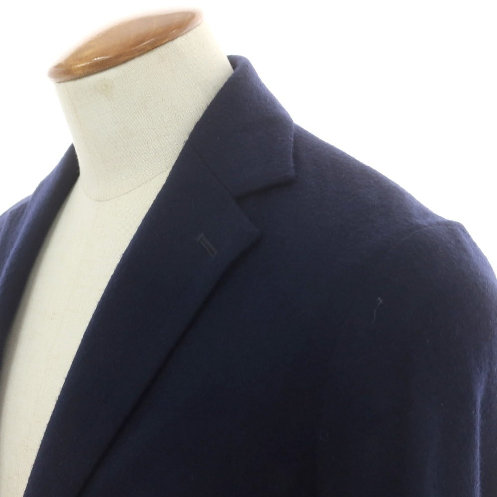 【中古】アングレー ANGLAIS カシミヤ ニットジャケット ネイビー【 46 】【 状態ランクB 】【 メンズ 】