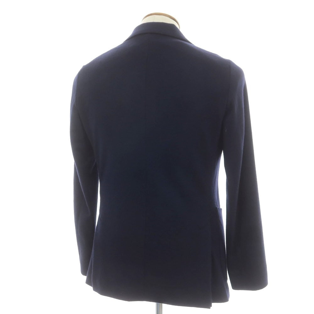 【中古】アングレー ANGLAIS カシミヤ ニットジャケット ネイビー【 46 】【 状態ランクB 】【 メンズ 】