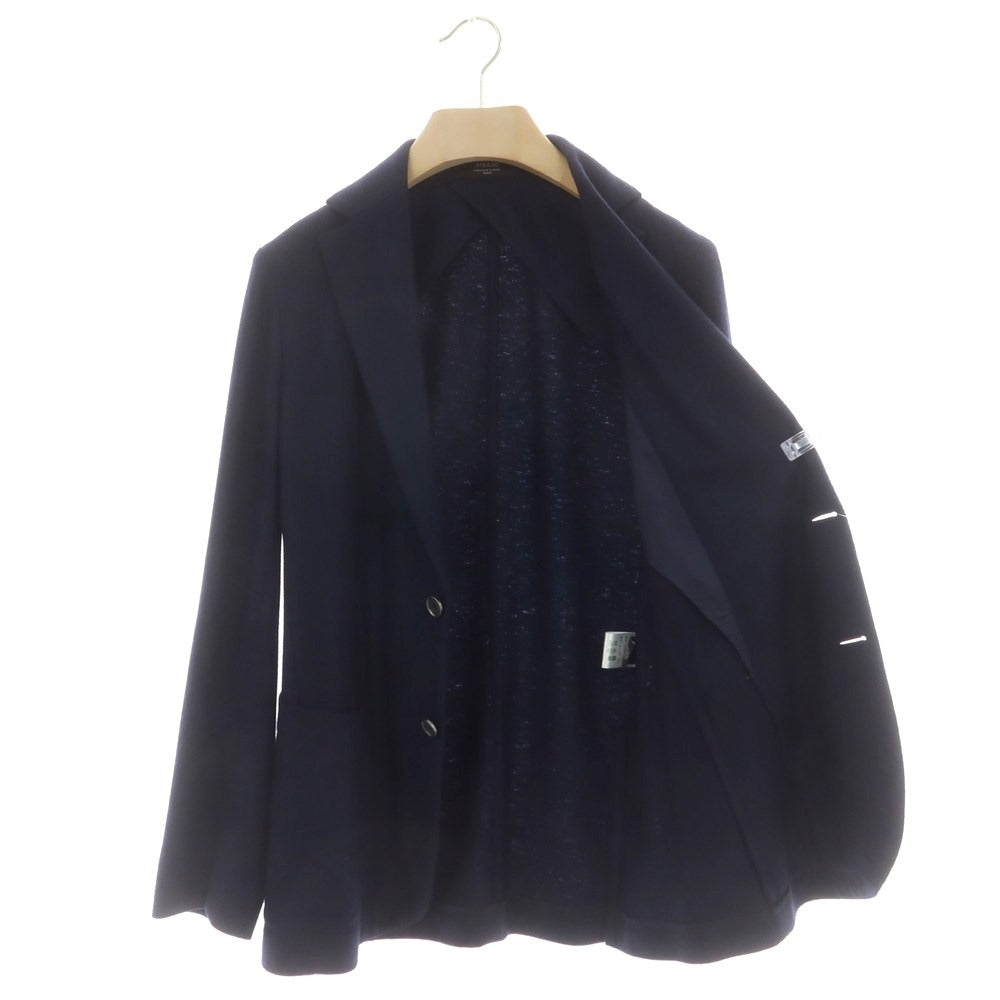 【中古】アングレー ANGLAIS カシミヤ ニットジャケット ネイビー【 46 】【 状態ランクB 】【 メンズ 】