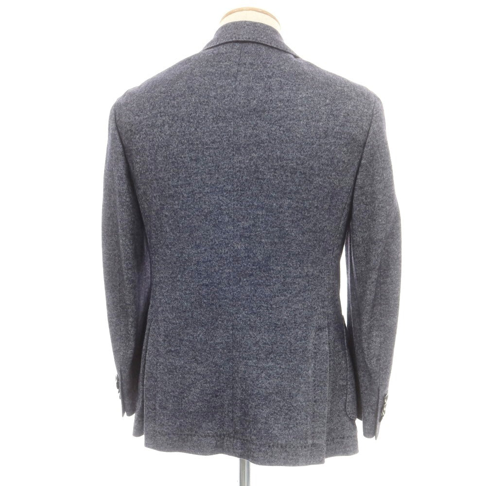 【中古】カンタレリ Cantarelli ポリエステルウール 3B テーラードジャケット グレーネイビー【 44 】【 状態ランクB 】【 メンズ 】