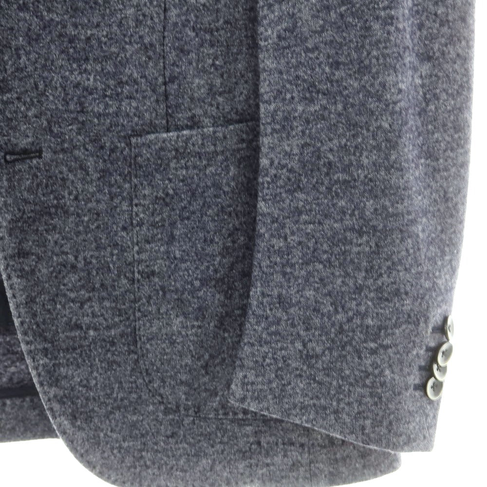 【中古】カンタレリ Cantarelli ポリエステルウール 3B テーラードジャケット グレーネイビー【 44 】【 状態ランクB 】【 メンズ 】