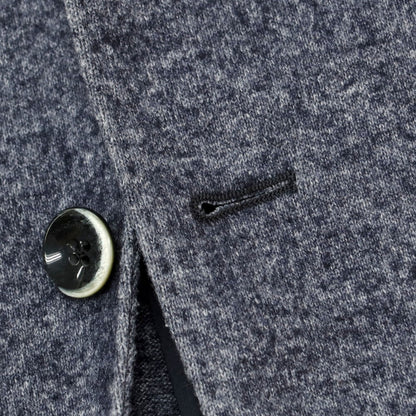 【中古】カンタレリ Cantarelli ポリエステルウール 3B テーラードジャケット グレーネイビー【 44 】【 状態ランクB 】【 メンズ 】