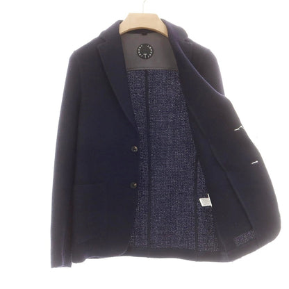 【中古】ティージャケット T-JACKET ウール 2B カジュアルジャケット ネイビー【 XS 】【 状態ランクB 】【 メンズ 】