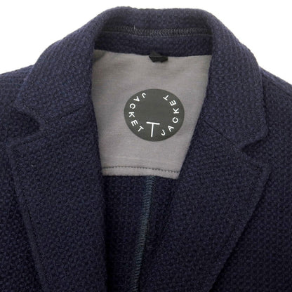 【中古】ティージャケット T-JACKET ウール 2B カジュアルジャケット ネイビー【 XS 】【 状態ランクB 】【 メンズ 】