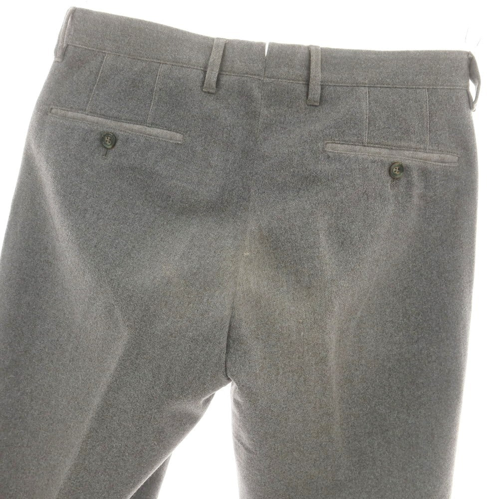 【中古】ピーティーゼロウーノ PT01 BEAMS F別注 SUPER110‘S ウール ドレススラックスパンツ グレー【 46 】【 状態ランクC 】【 メンズ 】