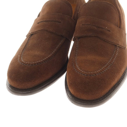 【中古】【未使用】ベッタニン アンド ベントゥーリ BETTANIN &amp; VENTURI スエード コインローファー ブラウン【 6 1/2 】【 状態ランクS 】【 メンズ 】