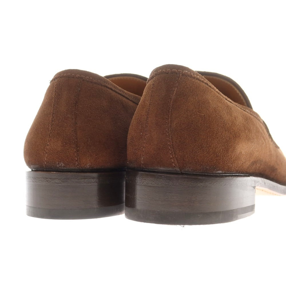 【中古】【未使用】ベッタニン アンド ベントゥーリ BETTANIN &amp; VENTURI スエード コインローファー ブラウン【 6 1/2 】【 状態ランクS 】【 メンズ 】