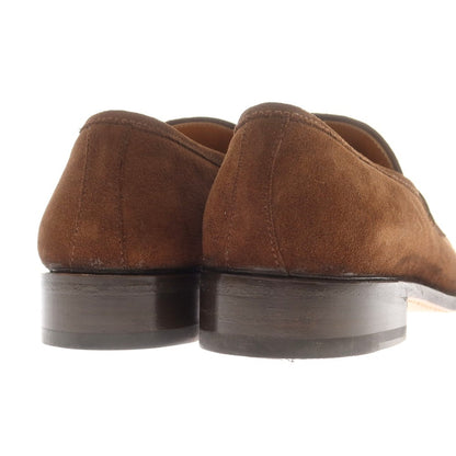 【中古】【未使用】ベッタニン アンド ベントゥーリ BETTANIN &amp; VENTURI スエード コインローファー ブラウン【 6 1/2 】【 状態ランクS 】【 メンズ 】