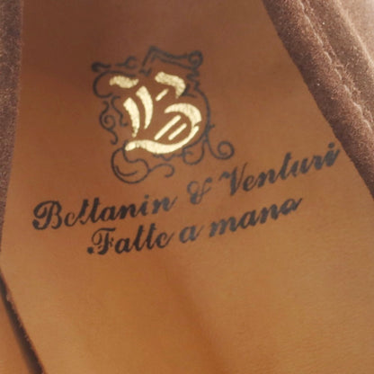 【中古】【未使用】ベッタニン アンド ベントゥーリ BETTANIN &amp; VENTURI スエード コインローファー ブラウン【 6 1/2 】【 状態ランクS 】【 メンズ 】