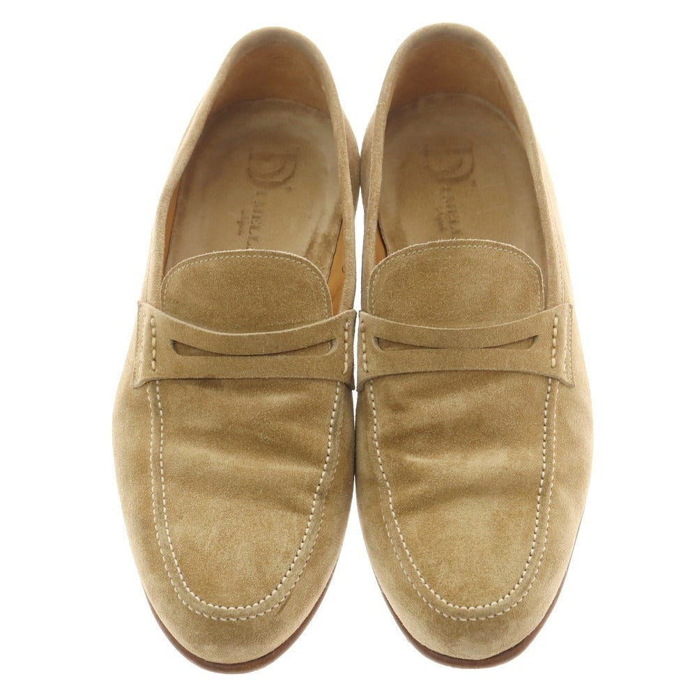 【中古】ディメッラ DI MELLA スエード コインローファー ベージュ【 5 】【 状態ランクB 】【 メンズ 】