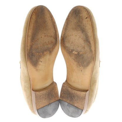 【中古】ディメッラ DI MELLA スエード コインローファー ベージュ【 5 】【 状態ランクB 】【 メンズ 】