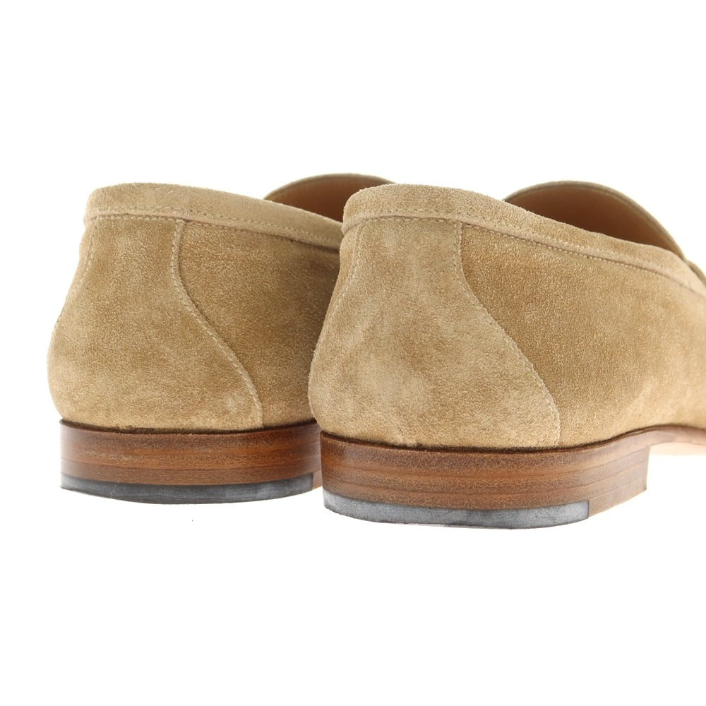 【中古】ディメッラ DI MELLA スエード コインローファー ベージュ【 5 】【 状態ランクB 】【 メンズ 】