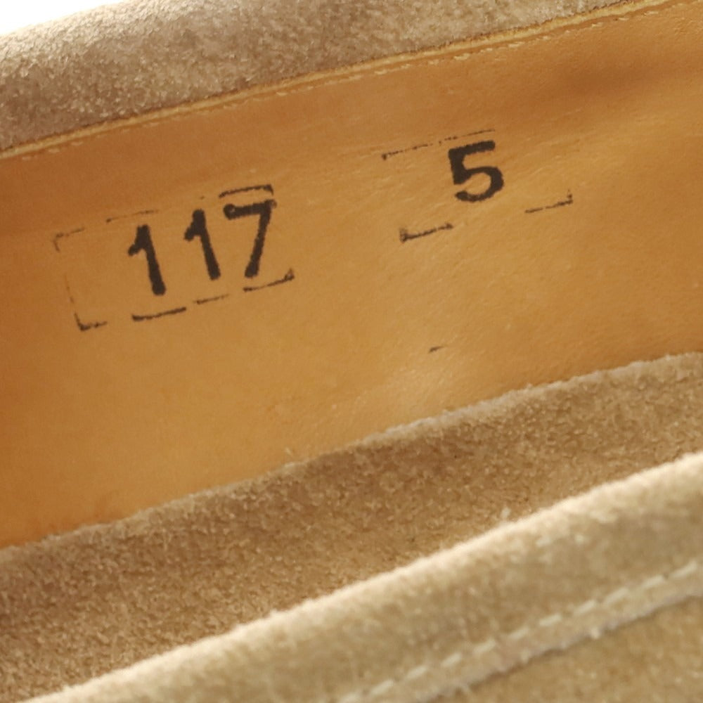 【中古】ディメッラ DI MELLA スエード コインローファー ベージュ【 5 】【 状態ランクB 】【 メンズ 】