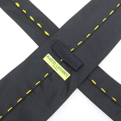 【中古】マルセルラサンス MARCEL LASSANCE シルク 無地ネクタイ ダークグリーン【 状態ランクB 】【 メンズ 】