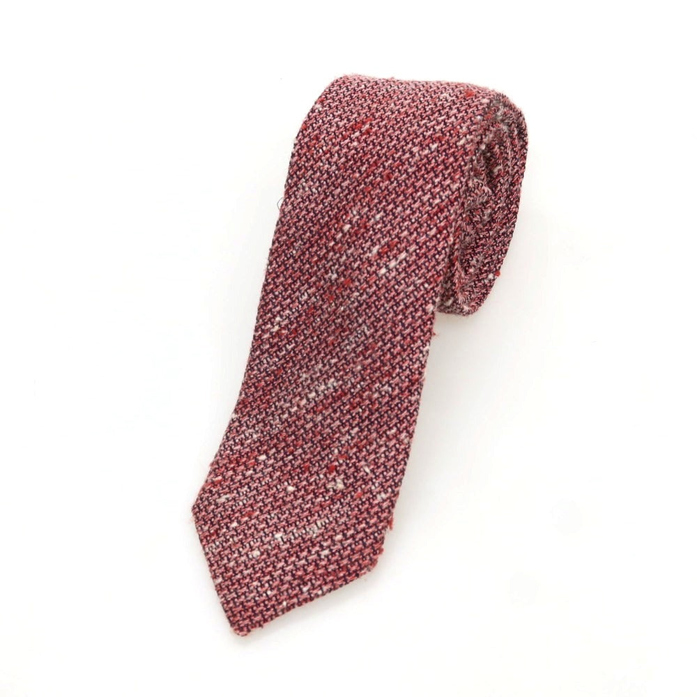 【中古】エーディーチンクワンタセイ AD56 シルク 無地ネクタイ レッド系【 状態ランクB 】【 メンズ 】