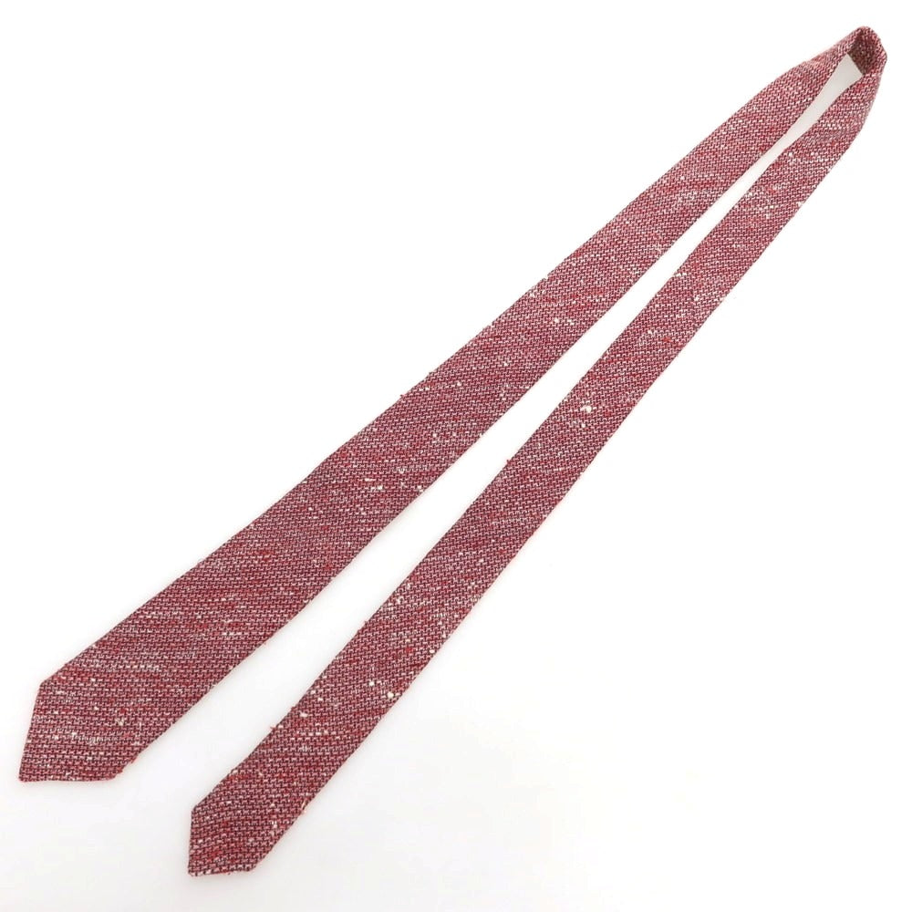 【中古】エーディーチンクワンタセイ AD56 シルク 無地ネクタイ レッド系【 状態ランクB 】【 メンズ 】