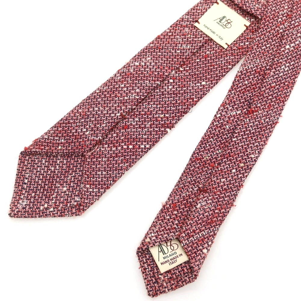 【中古】エーディーチンクワンタセイ AD56 シルク 無地ネクタイ レッド系【 状態ランクB 】【 メンズ 】