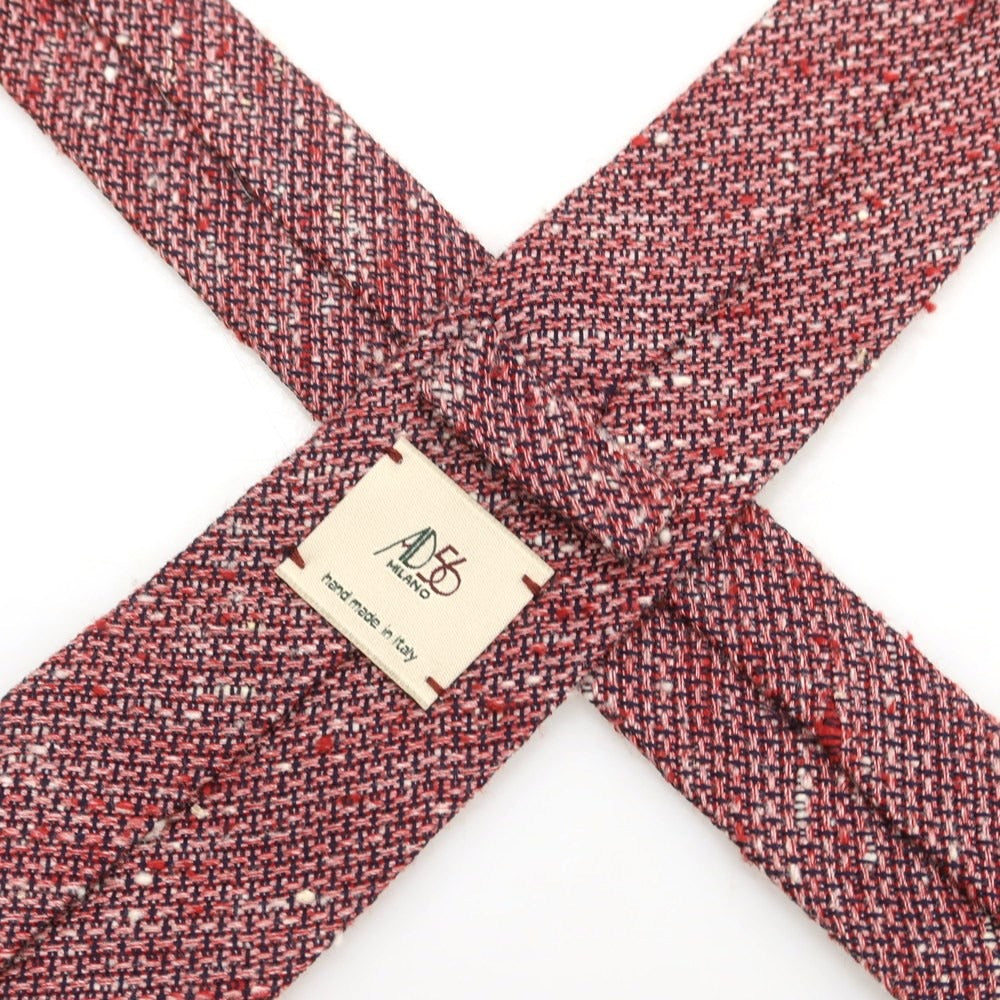 【中古】エーディーチンクワンタセイ AD56 シルク 無地ネクタイ レッド系【 状態ランクB 】【 メンズ 】