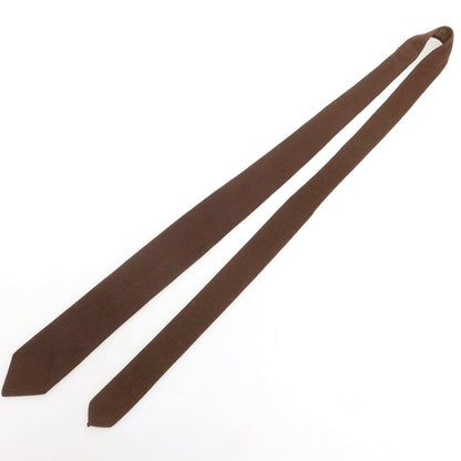 【中古】フィオリオ FIORIO シルク ニットタイ ブラウン【 状態ランクB 】【 メンズ 】
