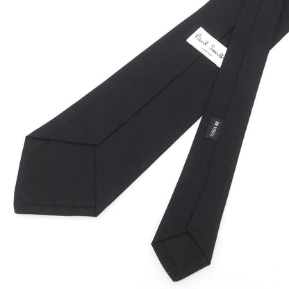 【中古】ポールスミス Paul Smith コットン プリントネクタイ ブラック【 状態ランクB 】【 メンズ 】