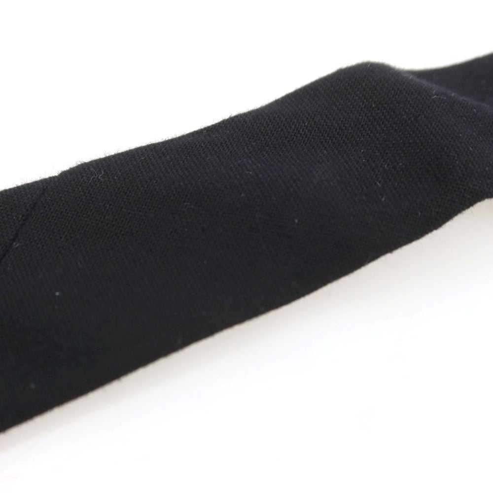【中古】ポールスミス Paul Smith コットン プリントネクタイ ブラック【 状態ランクB 】【 メンズ 】 [APD]