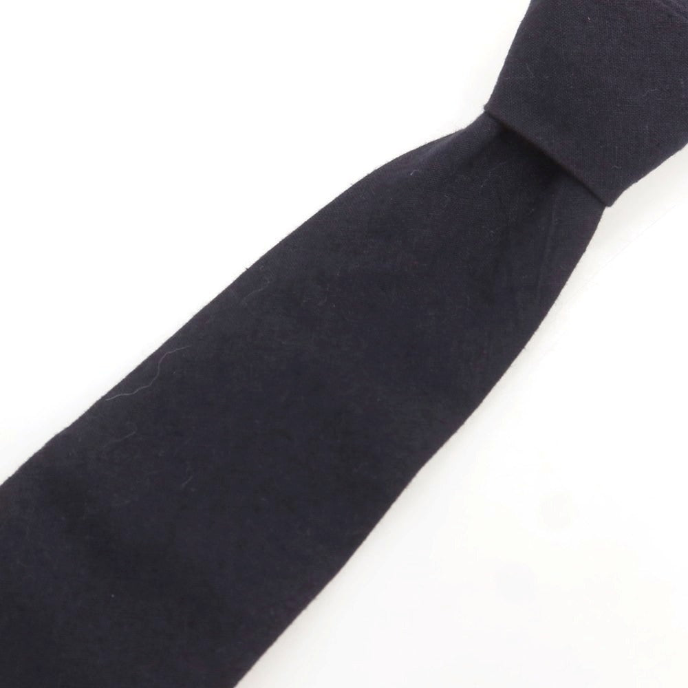 【中古】ポールスミス Paul Smith コットン 刺しゅうネクタイ ネイビー【 状態ランクB 】【 メンズ 】